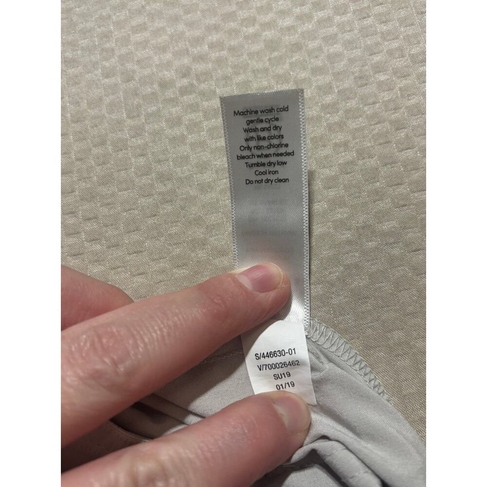 Athleta‎ Tribeca Pants Womens 10 Khaki Utility Crop Featherweight Stretch - Picture 11 of 11